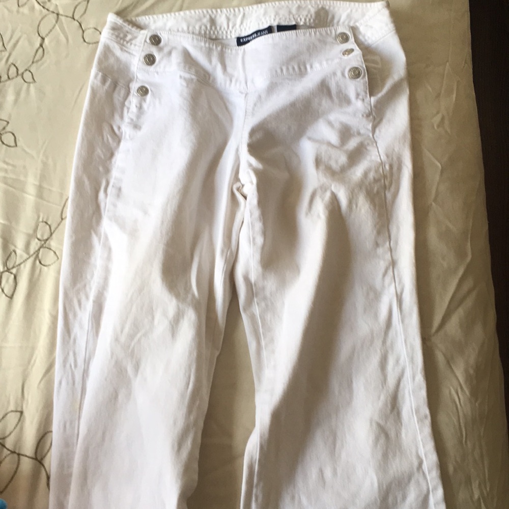 Express white jeans